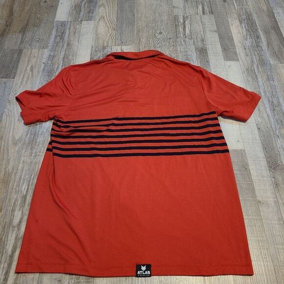 Atlas Premier Men's Golf Prfkt short sleeve Polo red and black size XL - Picture 4 of 10